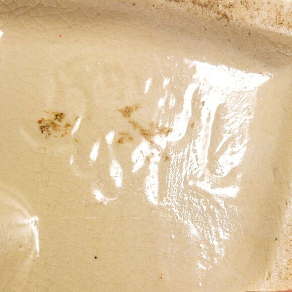 VTG Mid Century Brush McCoy Southern Belle with Basket Ivory Planter - Picture 8 of 11